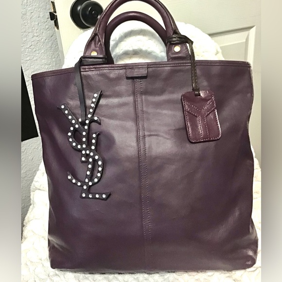 Yves Saint Laurent Handbags - YSL Leather Tote Customized